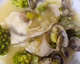 Foto del paso 7 de la receta: Pez espada en salsa de coliflor de romanesco