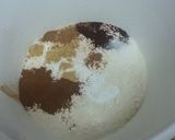 A picture of step 1 of Pumpkin Roll.