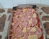 Foto del paso 6 de la receta: Pizza exprés con mortadela y queso
