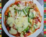 A picture of step 7 of Fajita Pizza.
