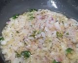 A picture of step 2 of Vegetable Upma.