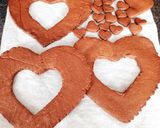 Une image de l'étape 6 de Gâteau croquant coeur chocolat saint Valentin #cuisineravecamour.