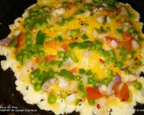 A picture of step 3 of Veggie bread omelet.
