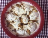 A picture of step 6 of Dahi Bhallas.