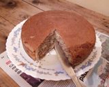 A picture of step 11 of Zebra cake.