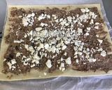 Une image de l'étape 4 de Palmiers feuilletés porc châtaigne feta.