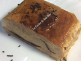 Flan de galletas rellenas de chocolate