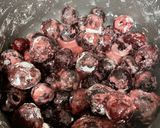 A picture of step 1 of Cherry & White Chocolate Cobbler.