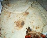 A picture of step 2 of Roti (Indian food).