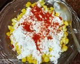 A picture of step 3 of Crispy and tangi sweet corn chat.
