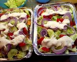 Kapsalon z frytkami i sosem czosnkowym krok przepisu 4 zdjęcie