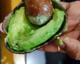 A picture of step 1 of Avocado spread.