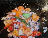 Foto langkah ke 2 dari resep Tumis Kangkung Cumi Asin.