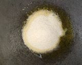 A picture of step 1 of Rava Milk Kheer.