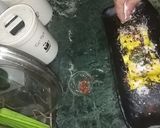 A picture of step 11 of Microwave Khandvi.