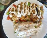 Foto del paso 5 de la receta: Kebab con berenjena cebolla tomate y aguacate