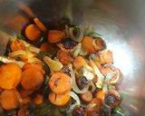A picture of step 7 of Poke meets Congee.