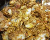A picture of step 3 of Spicy calocasia dish.
