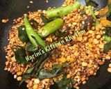 A picture of step 3 of Chana dal /udad dal chutney.