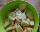 Foto langkah ke 4 dari resep Es Buah Oranye.