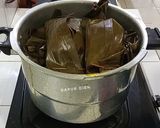 Foto langkah ke 6 dari resep Pepes Ikan Mas Isi Daun Singkong.