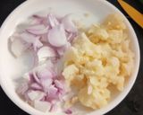 A picture of step 2 of Pyaaz Kachori.