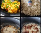 A picture of step 4 of Zafrani Veg Handi Dum Biryani.