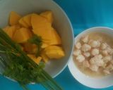 Hình bước làm 2 của món Tôm nấu canh đu đủ