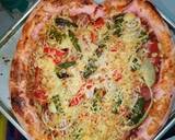 Pizza Hati Pink langkah memasak 6 foto