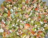 A picture of step 8 of Indian Style Okra Curry.