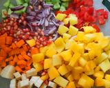 A picture of step 1 of Mango Salsa.