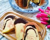 Foto langkah ke 7 dari resep Bolu Marmer (Metode All-in-One).