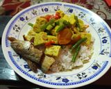 Foto langkah ke 7 dari resep Oblok-oblok Tempe Kacang Panjang.