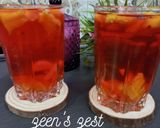 A picture of step 2 of Roohafza Mixed Fruit Coolant.