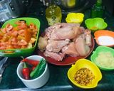 A picture of step 1 of Smokey chicken 🐓 karai.