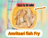 A picture of step 1 of Amritsari fish Fry with finger chip.