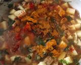 A picture of step 3 of Lasooni Aloo Palak.