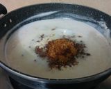 A picture of step 8 of Wheat Coconut Milk Pudding.