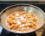 A picture of step 8 of MASALA ARBI with COCONUT MILK.