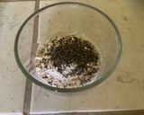 A picture of step 1 of Oatmeal chia seed overnight.