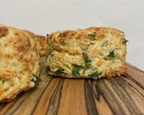 A picture of step 5 of Cheese and wild garlic scones.