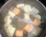 A picture of step 2 of Tofu day.
