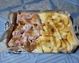 Une image de l'étape 1 de Ailerons et pommes de terre rôtis 🍴.