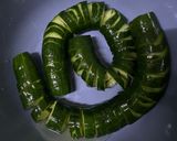 Gambar langkah 1 resipi Kimchi Timun.