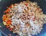 Une image de l'étape 8 de Riz Frit aux Légumes.