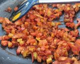 A picture of step 4 of Kaju makhana curry.
