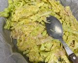 Foto del paso 4 de la receta: Tarta salada / pastel salado de repollo con pavo fácil