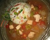 A picture of step 16 of Chinese Rice with Chicken Jalfrezi.