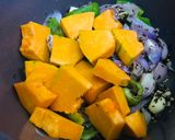 A picture of step 2 of Red Lentil and Pumpkin Soup.