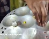A picture of step 3 of Moongdal puttu.